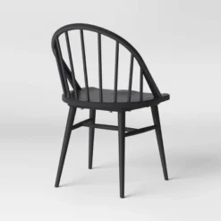 2pk Adwolf Rounded Spindle Dining Chairs Black - Threshold™ 12 2pk Adwolf Rounded Spindle Dining Chairs Black - Threshold™ -Quality Furniture Store GUEST 3349c84d 67f7 4df0 bbc1 7211fcfc09d1