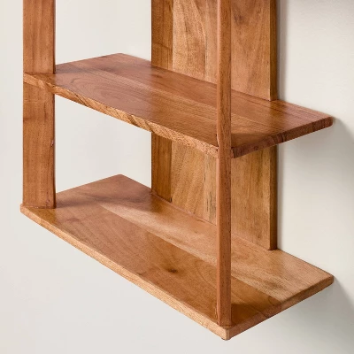 14" Wide 4 Shelf Mid-Century Wall Bookshelf - Hearth & Hand™ With Magnolia 4 14" Wide 4 Shelf Mid-Century Wall Bookshelf - Hearth & Hand™ With Magnolia - Image 2