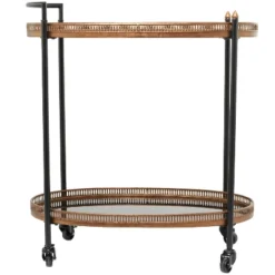 Modern Traditional Metal And Glass Bar Cart Brass - Olivia & May 8 Modern Traditional Metal And Glass Bar Cart Brass - Olivia & May -Quality Furniture Store GUEST 346ebb1b cacf 4490 bd8e 77743bc7a47e