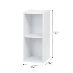 IRIS USA 2 Tire Space Saving Cube Organizer With Height Adjustable Shelf -Quality Furniture Store GUEST 3562eaa2 435b 47f0 84f7 294bf22cd85d