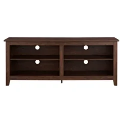 Transitional 4 Cubby Wood Open Storage TV Stand For TVs Up To 65"- Saracina Home 33 Transitional 4 Cubby Wood Open Storage TV Stand For TVs Up To 65"- Saracina Home -Quality Furniture Store GUEST 35ddccd8 7420 4781 824a 55a3b4dec1bf