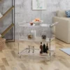 Yves Acrylic Bar Trolley Clear - Christopher Knight Home 1 Yves Acrylic Bar Trolley Clear - Christopher Knight Home -Quality Furniture Store GUEST 39d8eb47 5c32 41b3 9271 4a238c9de54e
