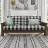 Jovie Gingham Rustic Sofa - HOMES: Inside + Out 1 Jovie Gingham Rustic Sofa - HOMES: Inside + Out -Quality Furniture Store GUEST 3c63653f 0da2 4f03 9cb4 c5ee1bd8d5d3