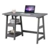 Designs2Go Trestle Desk With Shelves - Breighton Home 1 Designs2Go Trestle Desk With Shelves - Breighton Home -Quality Furniture Store GUEST 3db7d0de 6089 463c a0e9 b72c938c3cc8