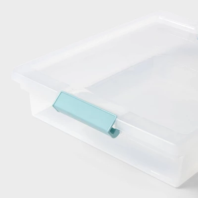 5.8qt Clear Storage Bin - Brightroom™ 4 5.8qt Clear Storage Bin - Brightroom™ - Image 2