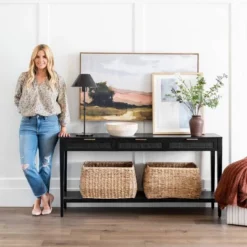 East Bluff Woven Drawer Console Table - Threshold™ Designed With Studio McGee -Quality Furniture Store GUEST 3fbfc6cc 1762 479f 85f6 5816e3ff493f