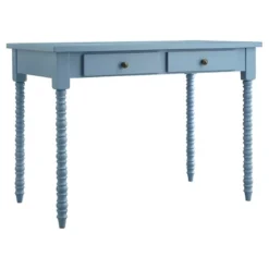 Elliott Wood Writing Desk With Drawers - Inspire Q -Quality Furniture Store GUEST 42becfef 1a81 404c 9b44 f779f572db53
