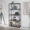 63" 4 Shelf Industrial Transitional Tall Bookshelf - Saracina Home -Quality Furniture Store GUEST 42e64f0b 65ee 4392 87ff 7f720fd98ee0
