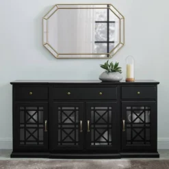 Selma Transitional 3 Tiered Ornate Fretwork Door Sideboard - Saracina Home 11 Selma Transitional 3 Tiered Ornate Fretwork Door Sideboard - Saracina Home -Quality Furniture Store GUEST 4519c326 0c14 46d5 9b96 b5972325bc64