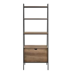 72" Open Shelf And Closed Storage Cabinet Ladder Bookcase - Saracina Home 17 72" Open Shelf And Closed Storage Cabinet Ladder Bookcase - Saracina Home -Quality Furniture Store GUEST 48b42602 a941 4f60 80c3 bd3ce1969bfa