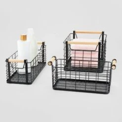 Wire Natural Wood Handles Milk Crate - Brightroom™ 7 Wire Natural Wood Handles Milk Crate - Brightroom™ -Quality Furniture Store GUEST 4a155be8 99e8 4d0e bd95 eeeb004429f9