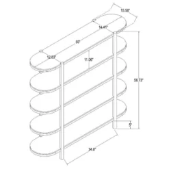 57" Portola Hills 5 Shelf Horizontal Bookcase - Threshold™ Designed With Studio McGee 18 57" Portola Hills 5 Shelf Horizontal Bookcase - Threshold™ Designed With Studio McGee -Quality Furniture Store GUEST 4a1c7b50 180c 4afa a05b f287b4db2a71