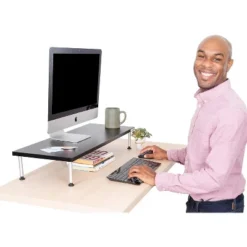 Titan Monitor Stand – 31.25” Height Adjustable Monitor Riser And Desk Shelf– Black – Stand Steady 14 Titan Monitor Stand – 31.25” Height Adjustable Monitor Riser And Desk Shelf– Black – Stand Steady -Quality Furniture Store GUEST 4a9c96e1 7f55 46a1 9bf8 33f3912a7c33