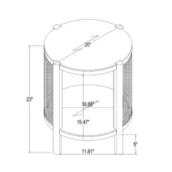 Portola Hills Woven Accent Table - Threshold™ Designed With Studio McGee -Quality Furniture Store GUEST 4adf35f8 0ed1 4393 b30c c5682441d8d8