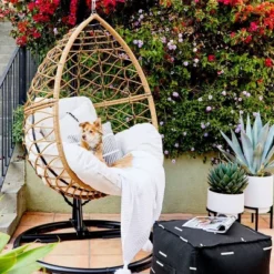 Britanna Patio Hanging Egg Chair - Natural - Opalhouse™ -Quality Furniture Store GUEST 4b072736 06c1 4fa1 8662 422f2020ef23