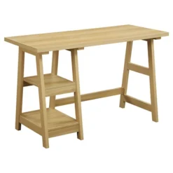Designs2Go Trestle Desk With Shelves - Breighton Home -Quality Furniture Store GUEST 4b76c7d6 a99f 4fdf 9122 42818e9ee920