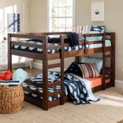 Twin Over Twin Indy Solid Wood Low Bunk Bed - Saracina Home 18 Twin Over Twin Indy Solid Wood Low Bunk Bed - Saracina Home -Quality Furniture Store GUEST 4c4e96bd d483 4ae0 a8be fd0586b37fad