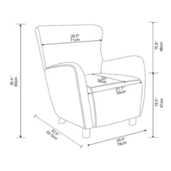 Kessler Wingback Faux Sherling Accent Chair Cream - Threshold™ Designed With Studio McGee 14 Kessler Wingback Faux Sherling Accent Chair Cream - Threshold™ Designed With Studio McGee -Quality Furniture Store GUEST 4c51f9cd e87e 4874 8672 f098ed2266be