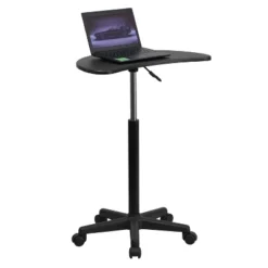 Emma And Oliver Sit To Stand Mobile Laptop Computer Desk - Portable Rolling Standing Desk -Quality Furniture Store GUEST 4cd1cdb9 b7be 4966 8c1d 445afd08e0f9