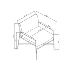 Faux Leather & Metal Accent Chair - Black/Brown - Hearth & Hand™ With Magnolia 15 Faux Leather & Metal Accent Chair - Black/Brown - Hearth & Hand™ With Magnolia -Quality Furniture Store GUEST 4e635009 68d5 4967 b3d3 447b3cfde562