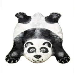 Walk On Me Faux Fur Super Soft Kids Panda Bear Rug Tufted With Non-slip Backing Area Rug -Quality Furniture Store GUEST 4f8b0ad8 b298 4469 8360 222f21b2ddec