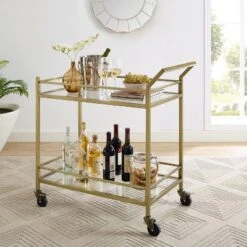 Aimee Bar Cart - Crosley -Quality Furniture Store GUEST 500213e0 00e0 4f78 ae76 0ed8bcb7417e