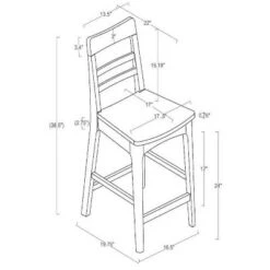 2pk Wood Ladder Back Counter Stool - Hearth & Hand™ With Magnolia 16 2pk Wood Ladder Back Counter Stool - Hearth & Hand™ With Magnolia -Quality Furniture Store GUEST 501b822c a2fd 461d aa13 130aba448f95