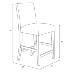 25" Velvet Parsons Counter Height Barstool Wood - Threshold™ 17 25" Velvet Parsons Counter Height Barstool Wood - Threshold™ -Quality Furniture Store GUEST 502e98e9 d371 4be1 ac02 195efdc5d03b