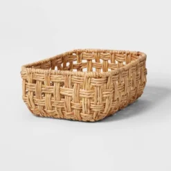 Rectangular Twisted Open Checkered Weave Basket - Brightroom™ -Quality Furniture Store GUEST 514258d4 7e89 434a bb0b bbdf991578bf