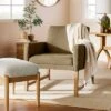 Canvas Upholstered Accent Arm Chair - Khaki - Hearth & Hand™ With Magnolia 1 Canvas Upholstered Accent Arm Chair - Khaki - Hearth & Hand™ With Magnolia -Quality Furniture Store GUEST 51ad22a5 824d 44bd 8f38 17a19388fa5e