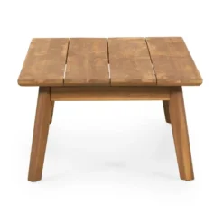 2pc Ellendale Outdoor Acacia Wood Loveseat & Coffee Table Teak/White - Christopher Knight Home -Quality Furniture Store GUEST 527fc4b4 2c48 4434 96d6 54220c45be10