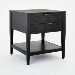 East Bluff 2 Drawers Woven Accent Table Black - Threshold™ Designed With Studio McGee 16 East Bluff 2 Drawers Woven Accent Table Black - Threshold™ Designed With Studio McGee -Quality Furniture Store GUEST 52fed250 d753 4005 9d7b 39d23590a57b