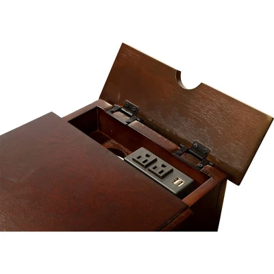 Gantzer 1 Drawer Side Table With USB Ports - HOMES: Inside + Out 8 Gantzer 1 Drawer Side Table With USB Ports - HOMES: Inside + Out - Image 6