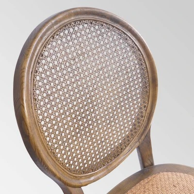 Set Of 2 Chittenden Rattan Dining Chair - Christopher Knight Home 6 Set Of 2 Chittenden Rattan Dining Chair - Christopher Knight Home - Image 4