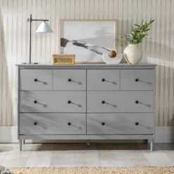 Stiva Classic Mid-Century Modern Horizontal 6 Drawer Dresser - Saracina Home 24 Stiva Classic Mid-Century Modern Horizontal 6 Drawer Dresser - Saracina Home -Quality Furniture Store GUEST 55a1bf06 cdad 4041 80a8 dbce1286add0