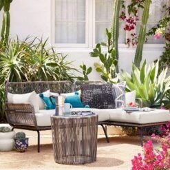 Latigo Patio Sectional Gray/Brown/Linen - Opalhouse™ -Quality Furniture Store GUEST 58c62a04 f1e9 49d0 af85 6fa1cf870e49