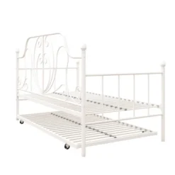 Twin Leila Metal Daybed And Trundle White - Room & Joy -Quality Furniture Store GUEST 5d0e1411 357d 4cad ab40 cc6da549ddf8