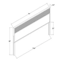 Wood & Cane Transitional Headboard - Hearth & Hand™ With Magnolia -Quality Furniture Store GUEST 5d33534e d312 4fba a31c c59b7e6b6265