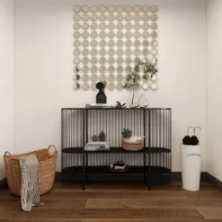 Contemporary Metal Console Table Black - Olivia & May -Quality Furniture Store GUEST 60739c2c 9a1e 4f8d a0dd 112dc5f26065