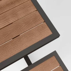 Bryant Faux Wood Rectangle Patio Picnic Table - Gray/Natural Wood - Threshold™ 7 Bryant Faux Wood Rectangle Patio Picnic Table - Gray/Natural Wood - Threshold™ -Quality Furniture Store GUEST 61163d69 eb47 45b7 8fe5 b465c4217b59