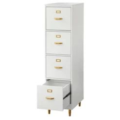 Dixie 4 Drawer Filing Cabinet White - Buylateral -Quality Furniture Store GUEST 633be0a5 65c9 44ce a738 5dc88597b2c5