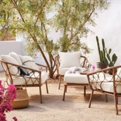 2pc Britanna Outdoor Patio Chairs, Club Chairs Natural - Opalhouse™ -Quality Furniture Store GUEST 6385c2ea 6b29 41a9 8f22 4a71cfddc595