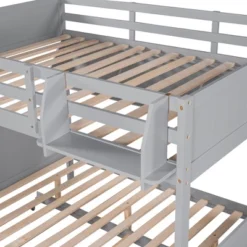 Separable Full-Over-Full Bunk Bed With Twin Size Trundle And Bookshelf - ModernLuxe 23 Separable Full-Over-Full Bunk Bed With Twin Size Trundle And Bookshelf - ModernLuxe -Quality Furniture Store GUEST 6622daff f516 448b ad7e 480d59ccf9cb