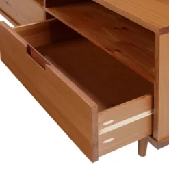 Cara 3 Drawer Mid-Century Modern 3 Drawer TV Stand For TVs Up To 80" - Saracina Home 18 Cara 3 Drawer Mid-Century Modern 3 Drawer TV Stand For TVs Up To 80" - Saracina Home -Quality Furniture Store GUEST 662f7e9b be57 410f af45 916eec0005e7