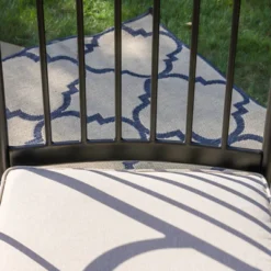 2pk Outdoor Steel Arm Chairs With Cushions - Captiva Designs -Quality Furniture Store GUEST 667750ae 4a7b 437d 8837 7cfe7f9e7cfc