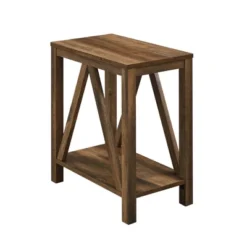 Taylen A Frame Farmhouse Open Storage Side Table - Saracina Home -Quality Furniture Store GUEST 66db052e a2e0 4050 96f6 499d622071f8