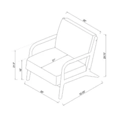 Esters Wood Armchair - Threshold™ 20 Esters Wood Armchair - Threshold™ -Quality Furniture Store GUEST 671b808a 0f51 4b1b 8bb1 34be7d271a3c