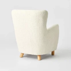 Kessler Wingback Faux Sherling Accent Chair Cream - Threshold™ Designed With Studio McGee 11 Kessler Wingback Faux Sherling Accent Chair Cream - Threshold™ Designed With Studio McGee -Quality Furniture Store GUEST 68e4f7d2 06d7 4346 a79c 29467f3335bf