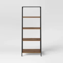 60" Loring 4 Shelf Trestle Bookshelf Walnut - Threshold™ -Quality Furniture Store GUEST 6b0fbe85 49ae 47dc 91ee 0311e0becf6c