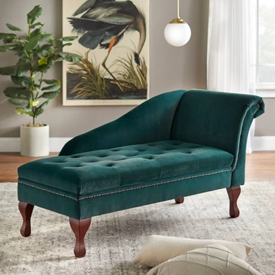 Storage Chaise Emerald Green - Buylateral 3 Storage Chaise Emerald Green - Buylateral